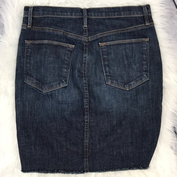 FRAME DENIM Raw Hem Catamaran Jean Skirt sz 27 - Picture 7 of 15